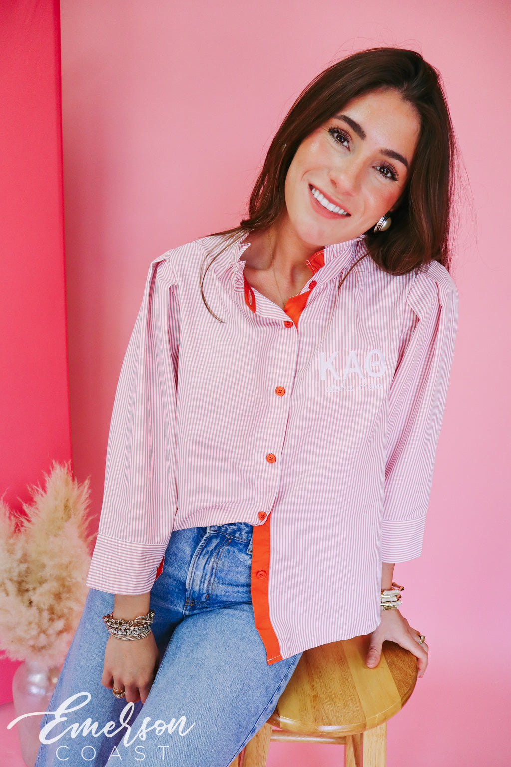 Theta Pleated Prep Button Down