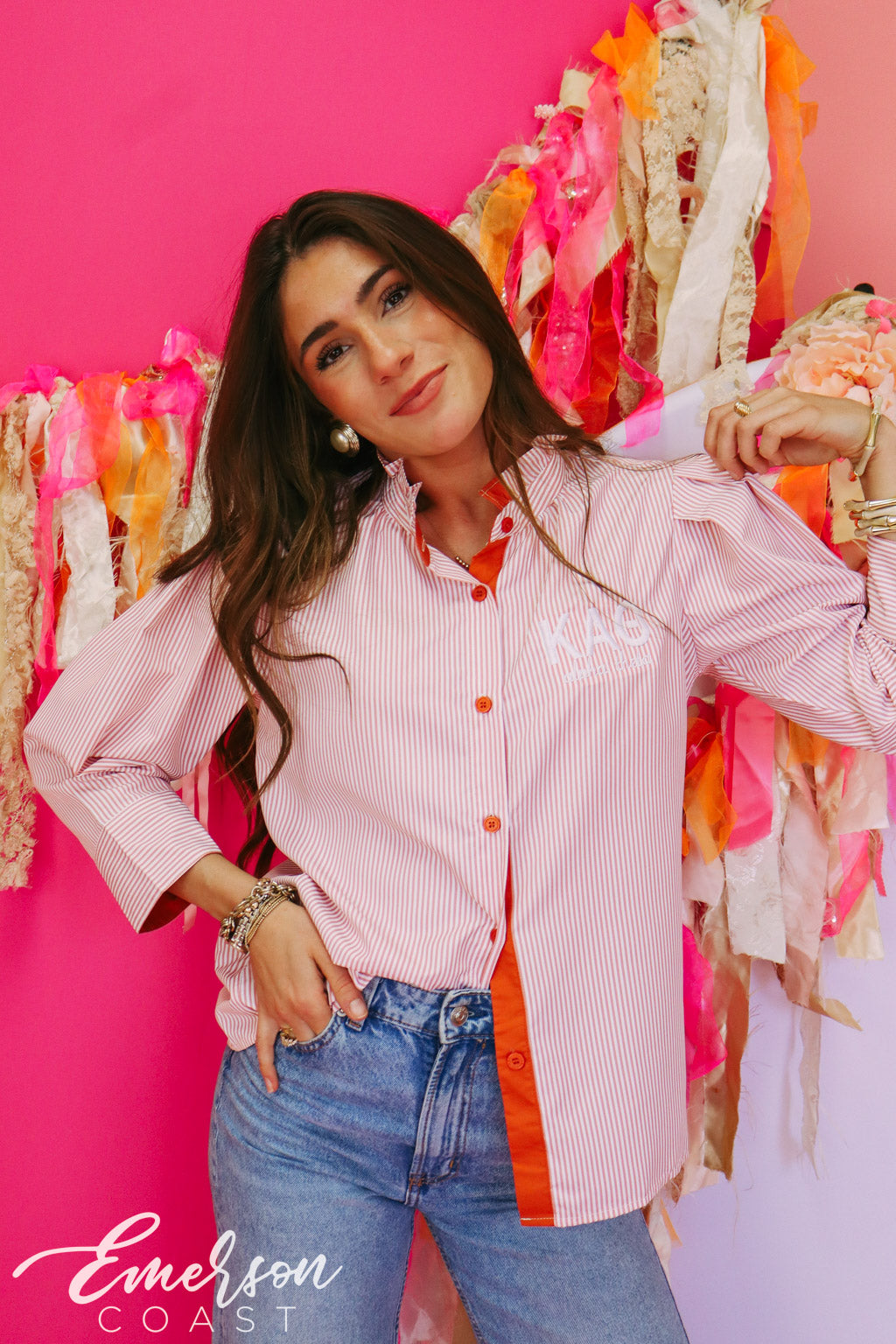 Theta Pleated Prep Button Down