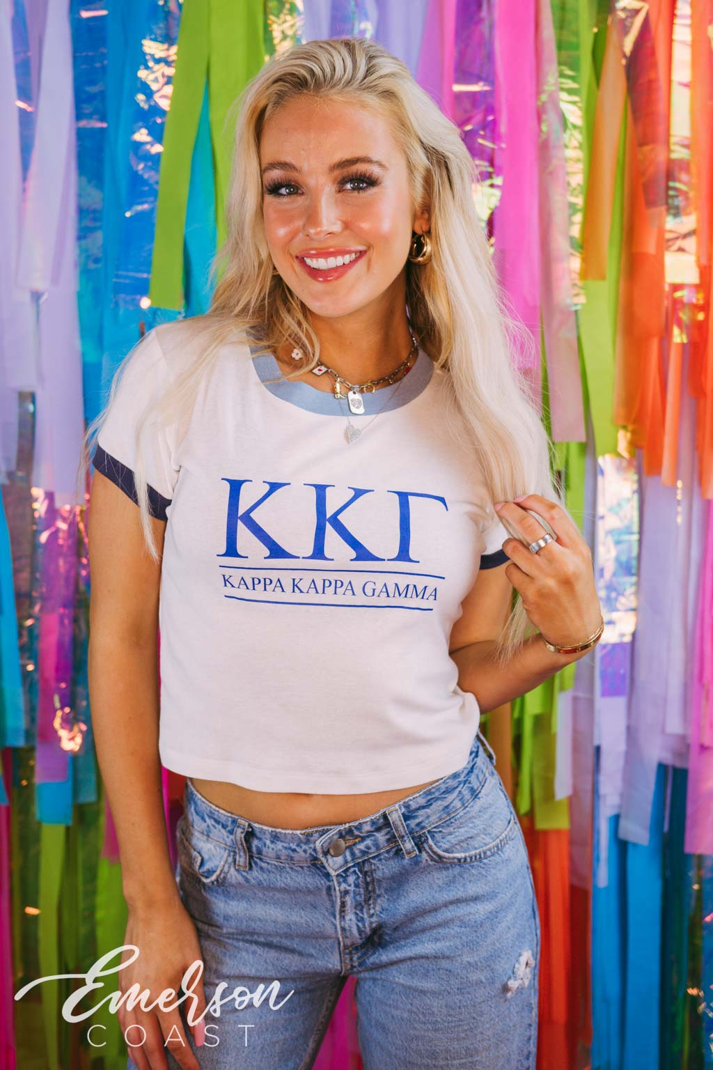 Kappa Kappa Gamma Baby Ringer Tee