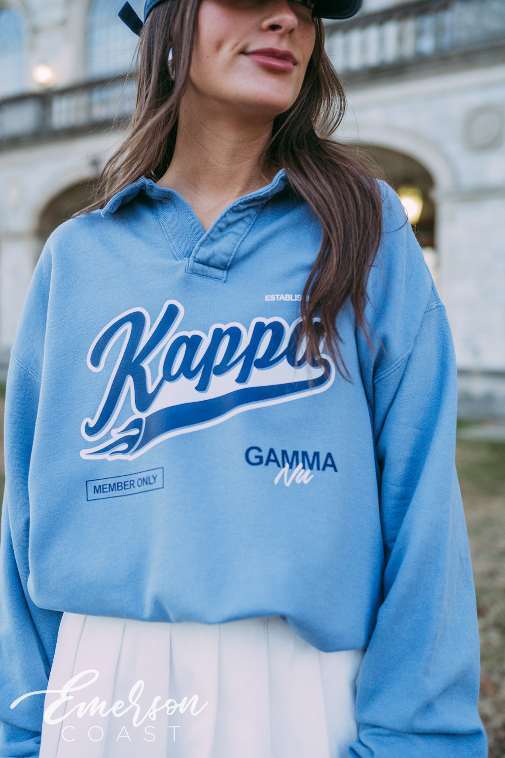 Kappa Members Only Oversized Collared Crew