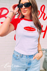 Kappa Delta Race Home Bid Day Raglan Baby Tee