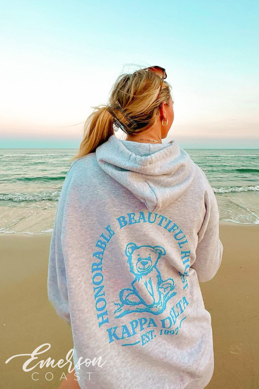 Kappa Delta Honorable Beautiful Highest Teddy Bear Hoodie
