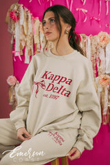 Kappa Delta Match Bow Sweat Set