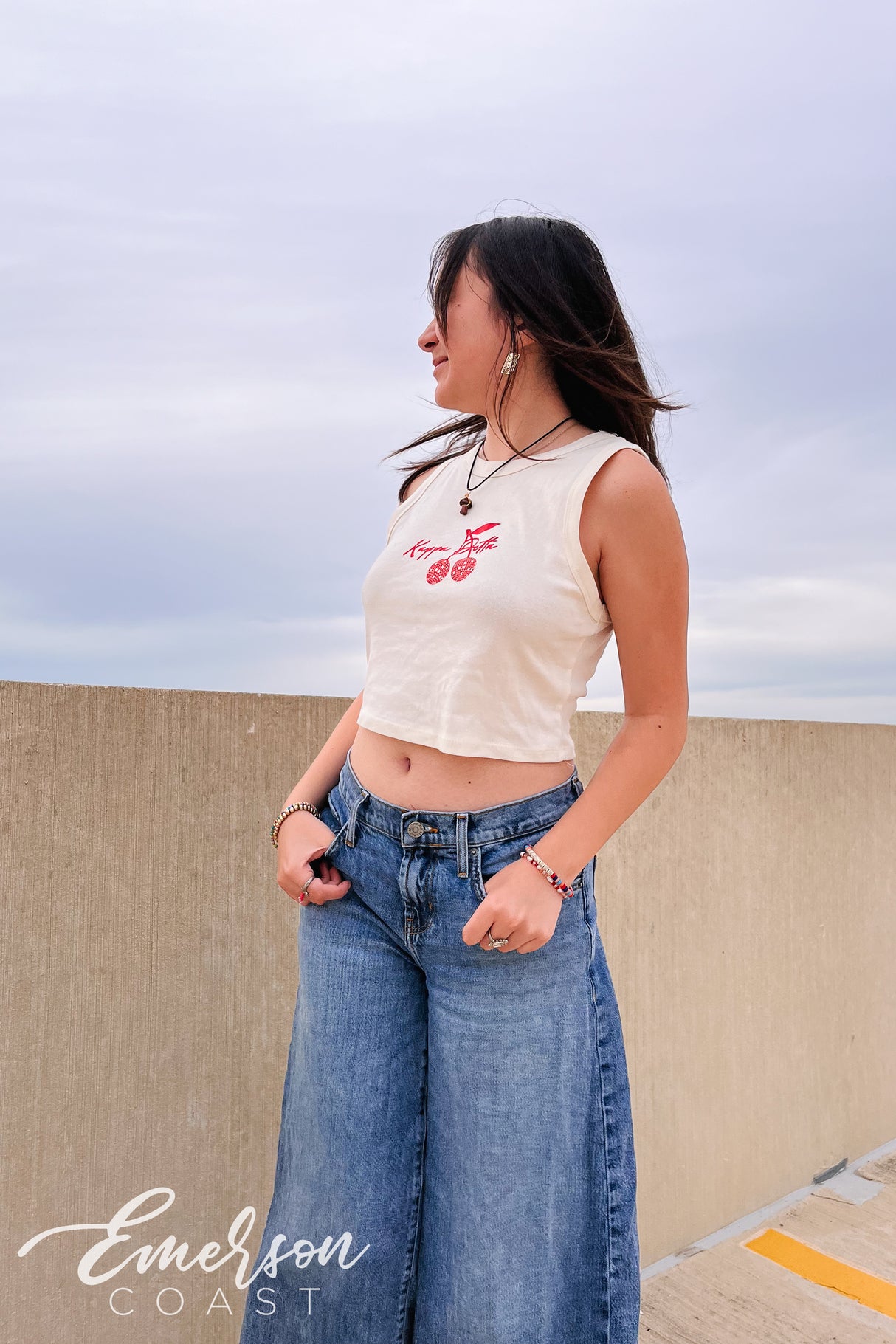 Kappa Delta Cherry Disco Baby Tank