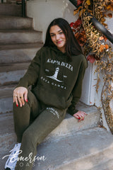 Kappa Delta Coastal Forest Green Hoodie and Jogger Set