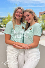Kappa Delta Light Green Go Confidently Tee