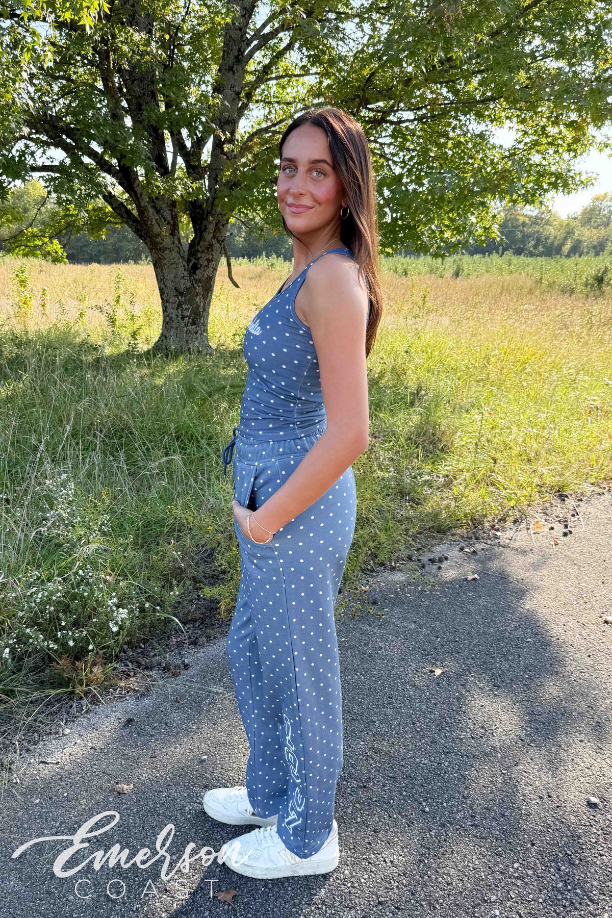 Emerson Coast Polka Dot Tank & Pants Set