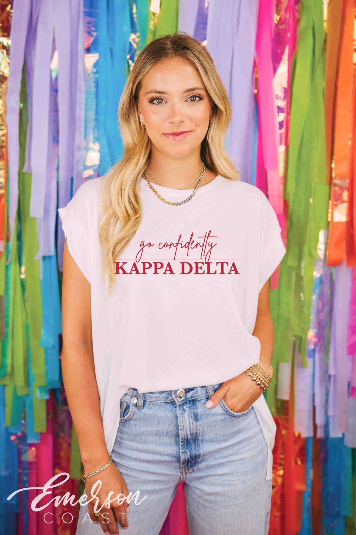 Kappa Delta Go Confidently Cuff Tank