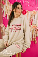 Kappa Delta Match Bow Sweat Set