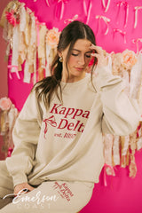 Kappa Delta Match Bow Sweat Set