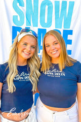 Kappa Delta Theres Snow Place Like KD Bid Day Tee