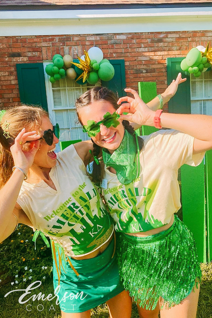 Kappa Delta Emerald City Bid Day Notch Tee