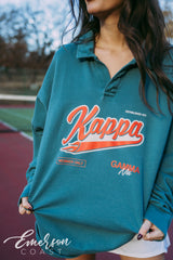 Kappa Vintage Oversized Collared Crew