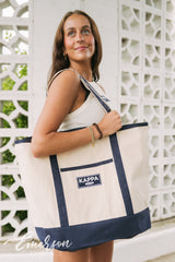 Kappa Puff Embroidered Tote Bags
