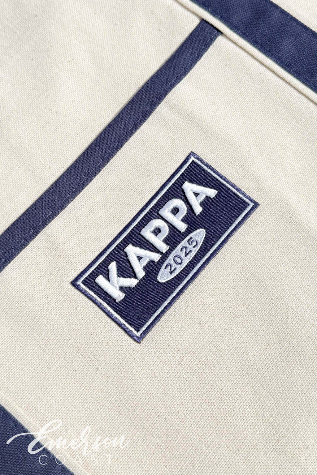 Kappa Puff Embroidered Tote Bags