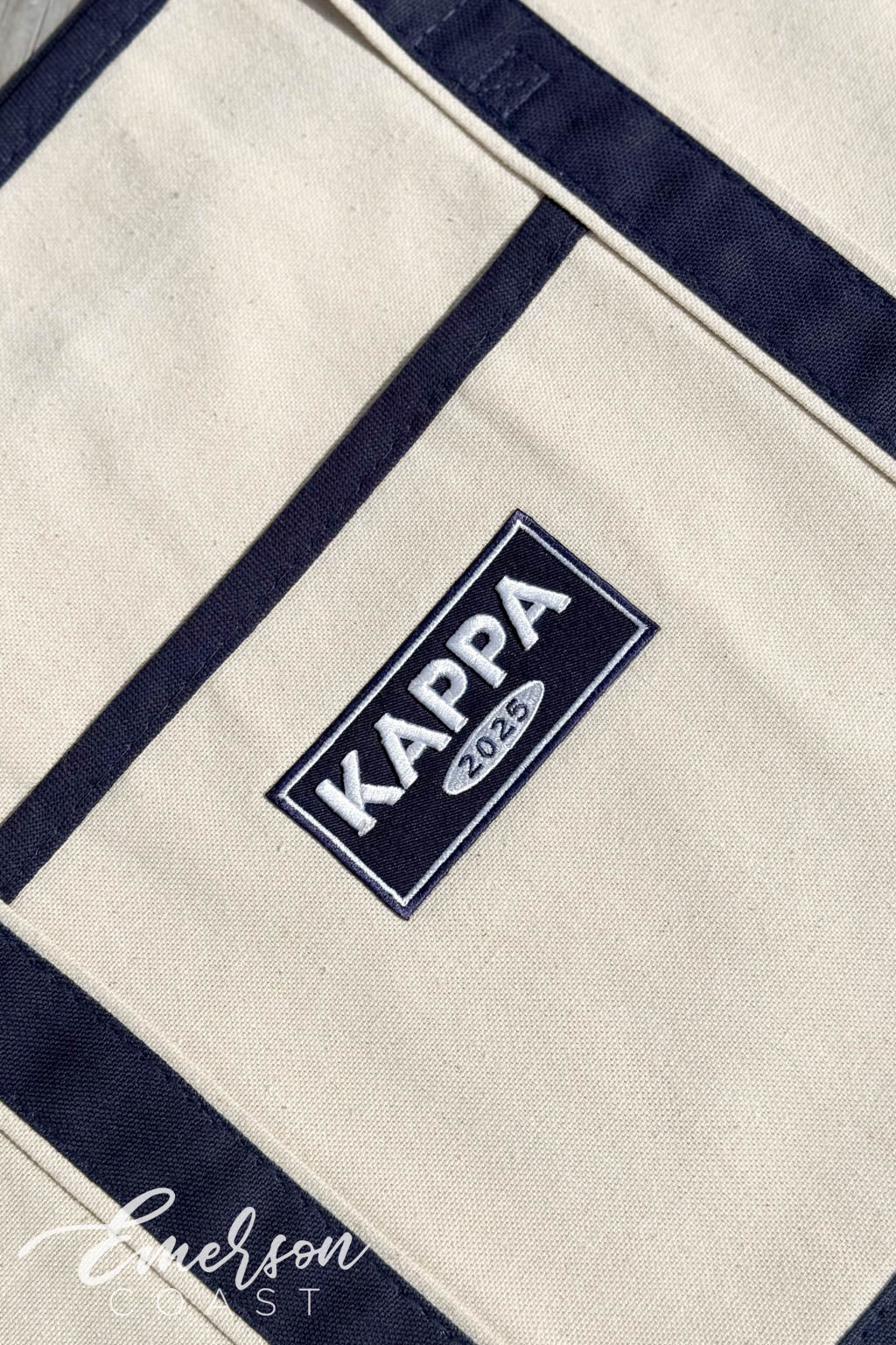Kappa Puff Embroidered Tote Bags