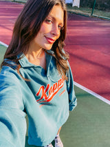 Kappa Vintage Oversized Collared Crew