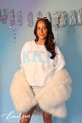 Kappa Kappa Gamma Light Blue Greek Letter Jersey