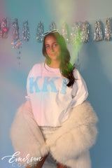Kappa Kappa Gamma Light Blue Greek Letter Jersey