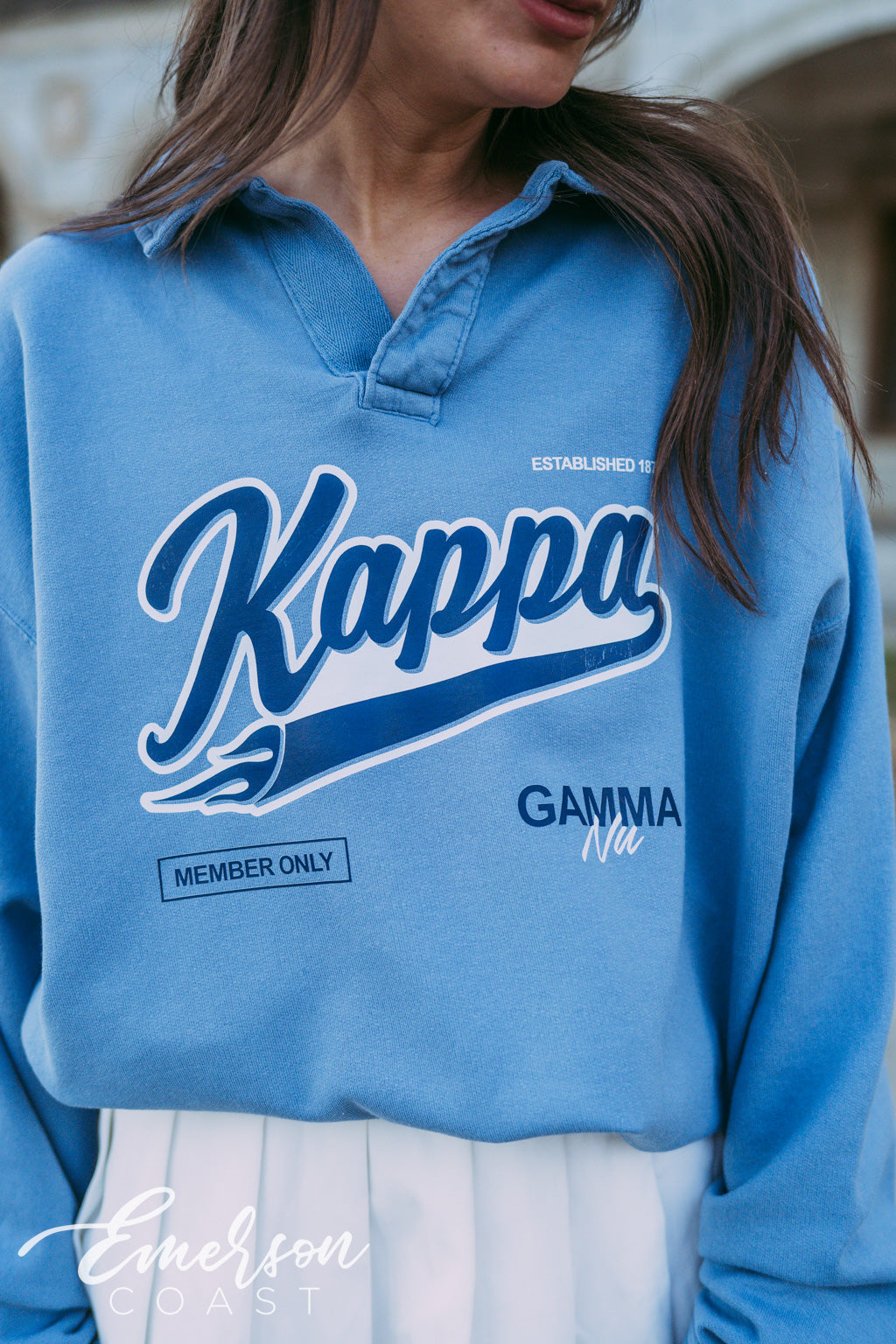 Kappa Members Only Oversized Collared Crew