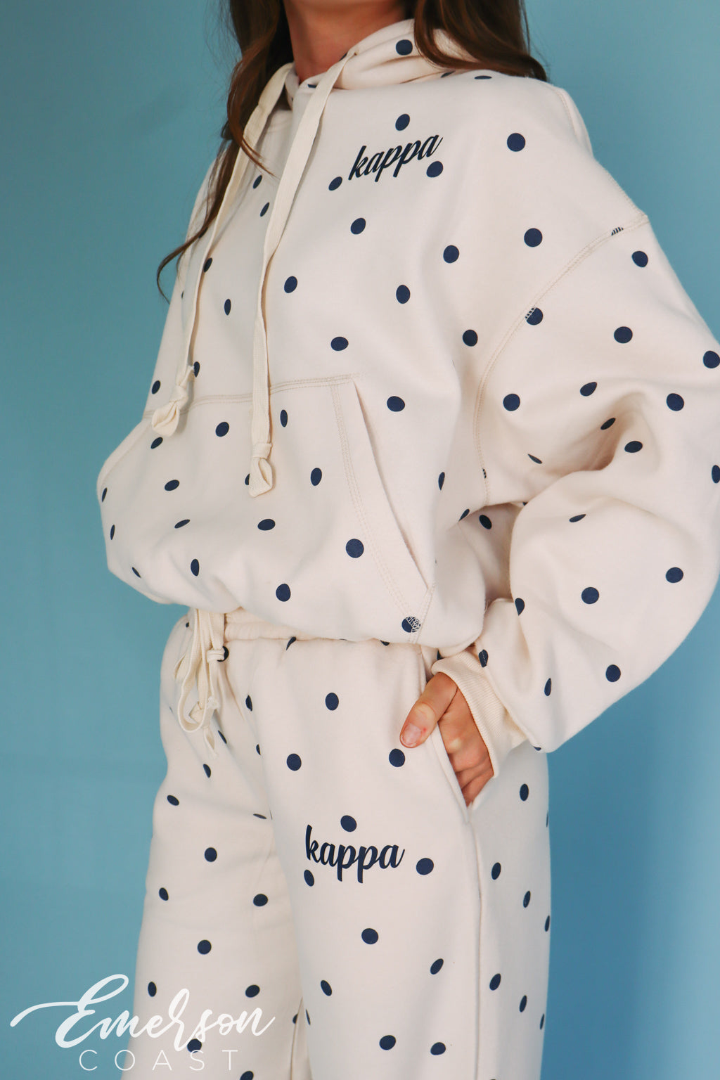 Polka Dot Bubble Hoodie & Jogger Set
