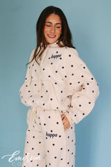 Polka Dot Bubble Hoodie & Jogger Set