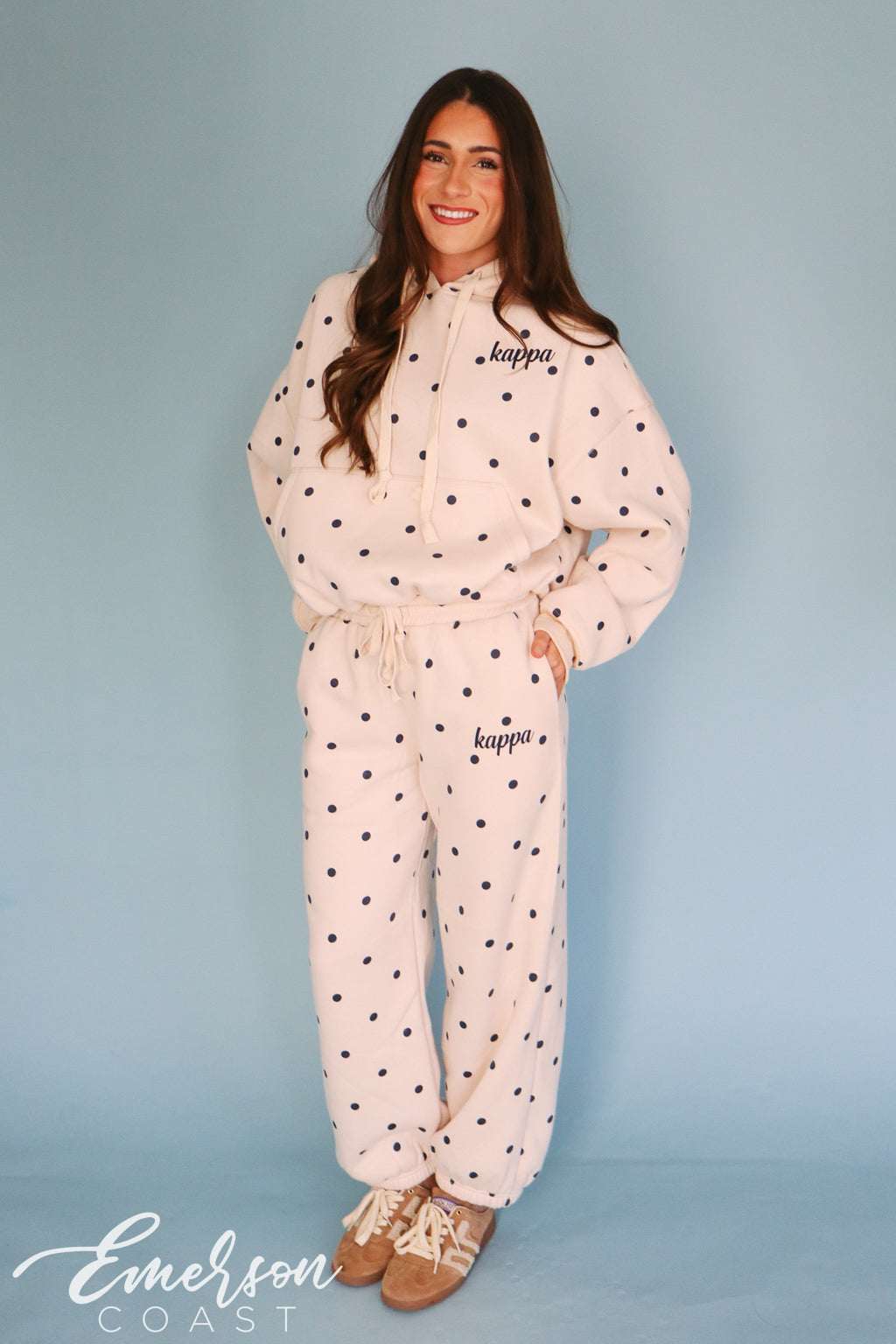 Polka Dot Bubble Hoodie & Jogger Set
