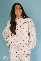 Polka Dot Bubble Hoodie & Jogger Set