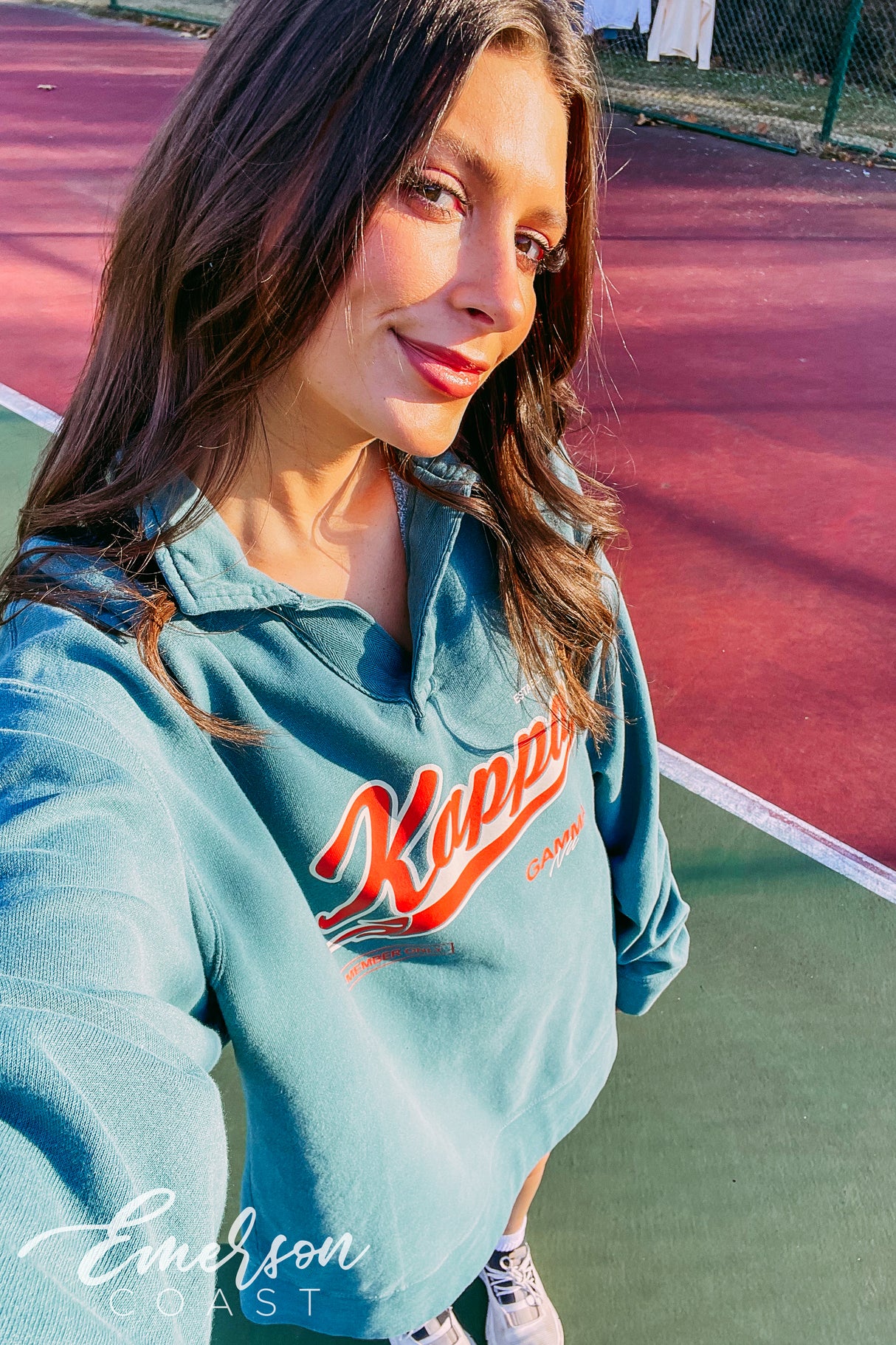 Kappa Vintage Oversized Collared Crew