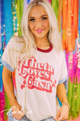 Kappa Alpha Theta Philanthropy Theta Loves Casa Colorblock Ringer