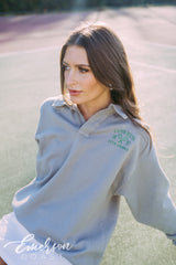 Kappa Delta Classic Tennis Oversized Collared Crew