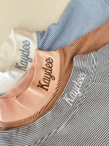 Blue Boathouse Embroidered Mockneck Set