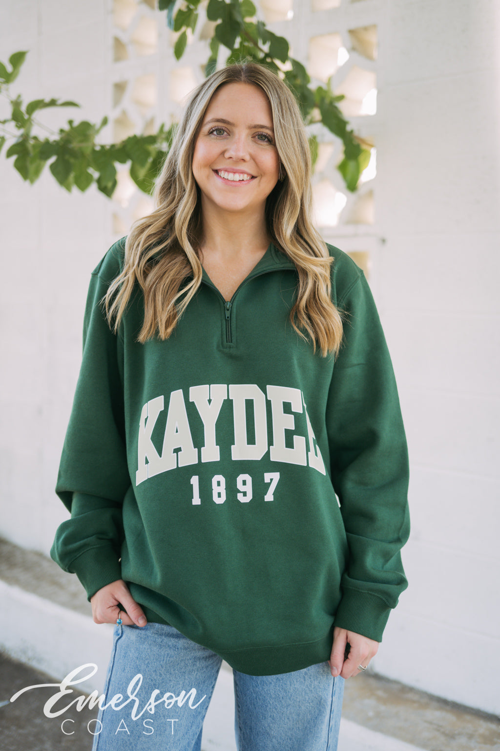 Kappa Delta PR Quarter Zip Pullover