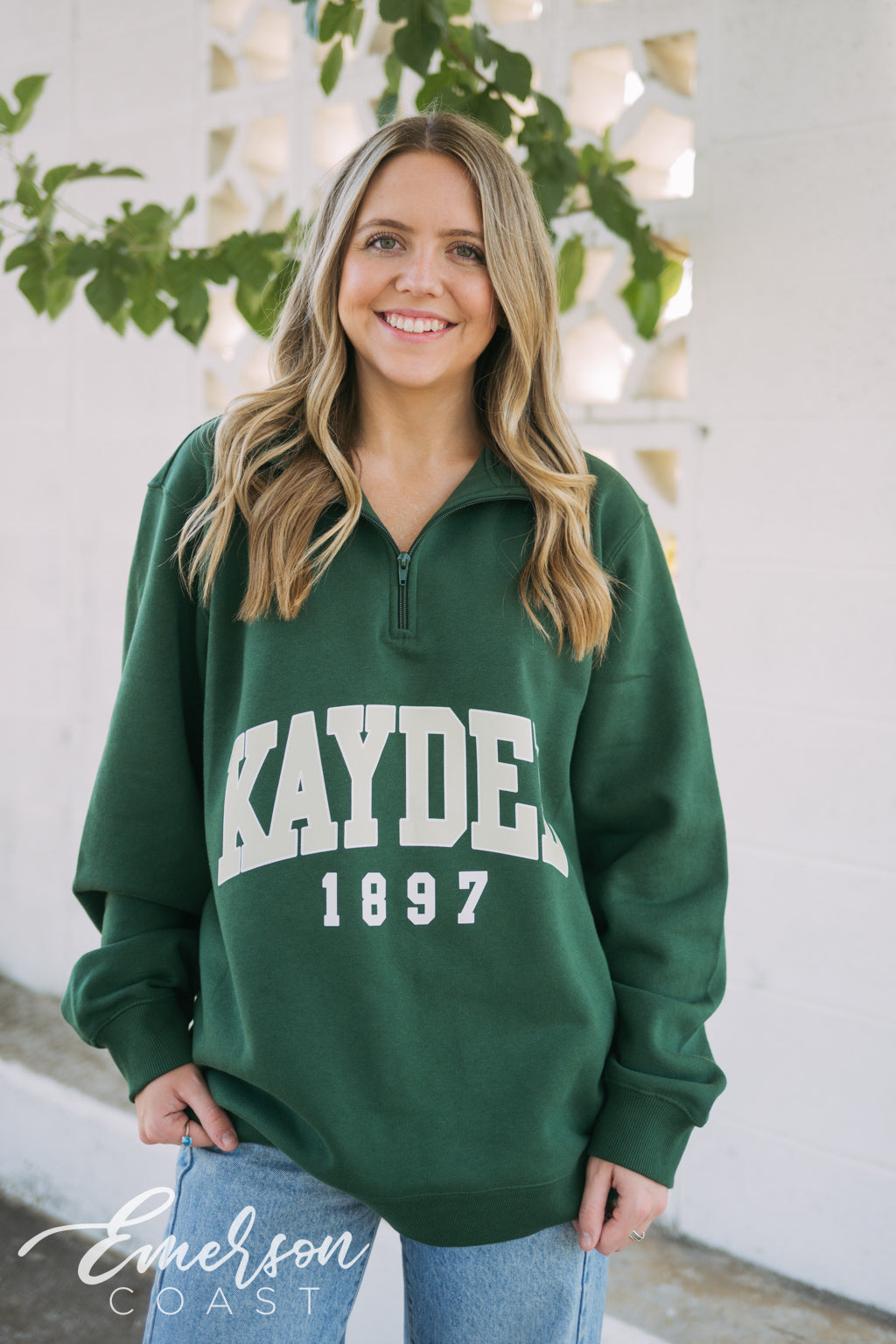 Kappa Delta PR Quarter Zip Pullover