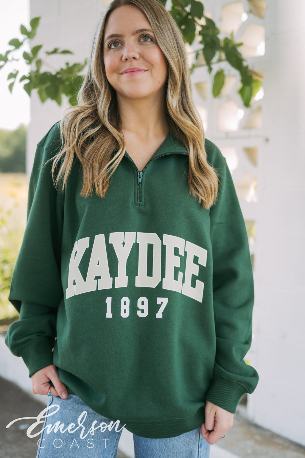 Kappa Delta PR Quarter Zip Pullover