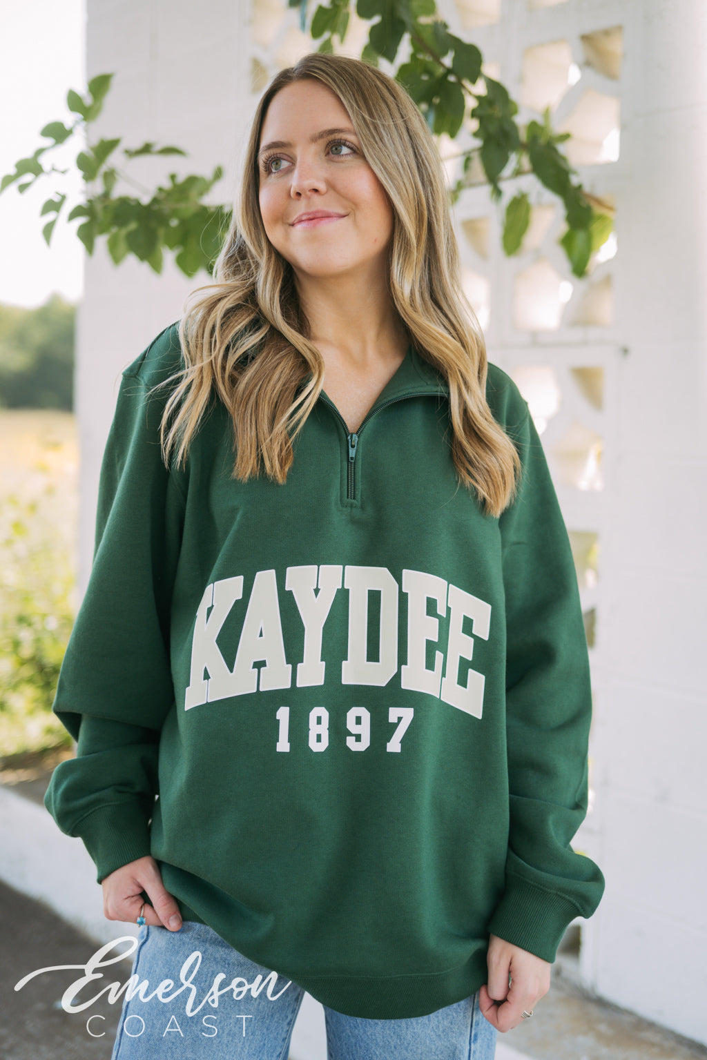 Kappa Delta PR Quarter Zip Pullover