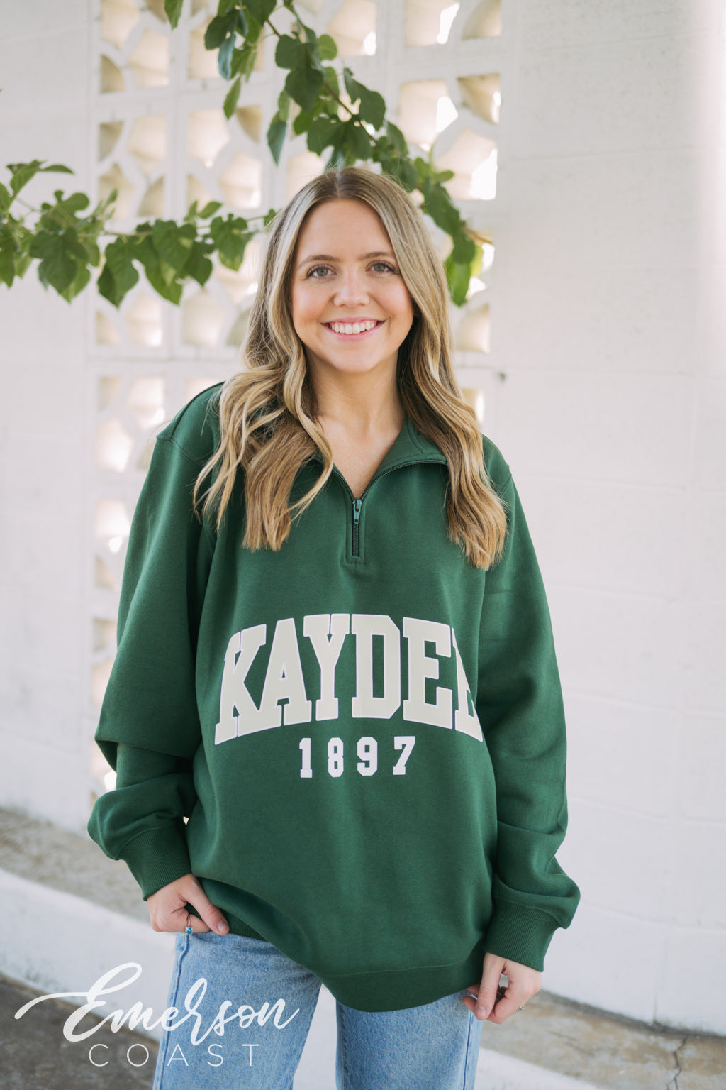 Kappa Delta PR Quarter Zip Pullover