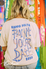 Kappa Delta Paint Your Date Tshirt