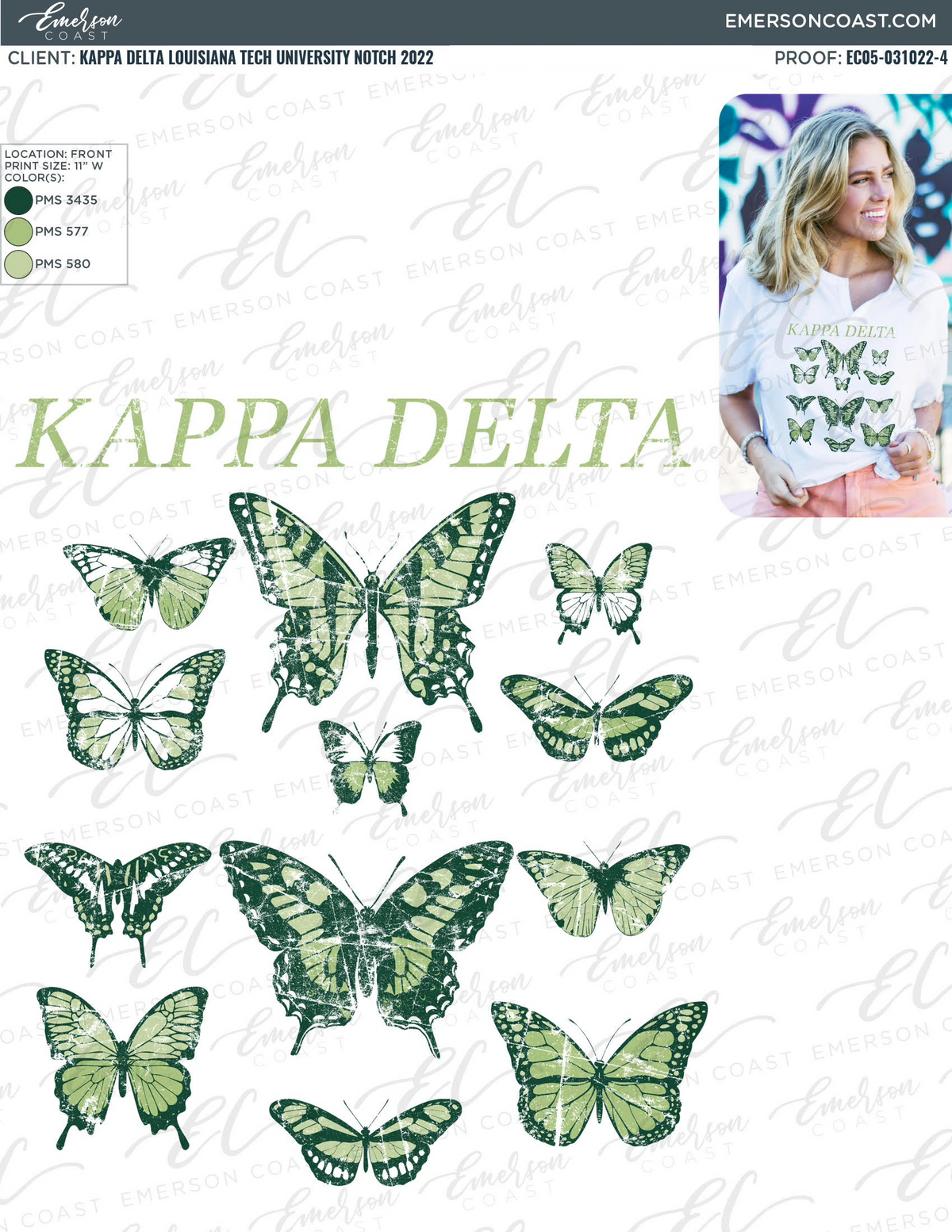 Kappa Delta This Must Be The Place Bid Day Notch Tee