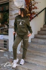 Kappa Delta Coastal Forest Green Hoodie and Jogger Set