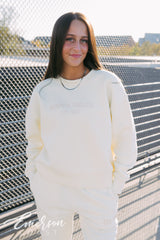 Kappa Delta Yellow Monochromatic Crewneck and Jogger Set
