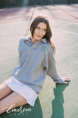 Kappa Delta Classic Tennis Oversized Collared Crew