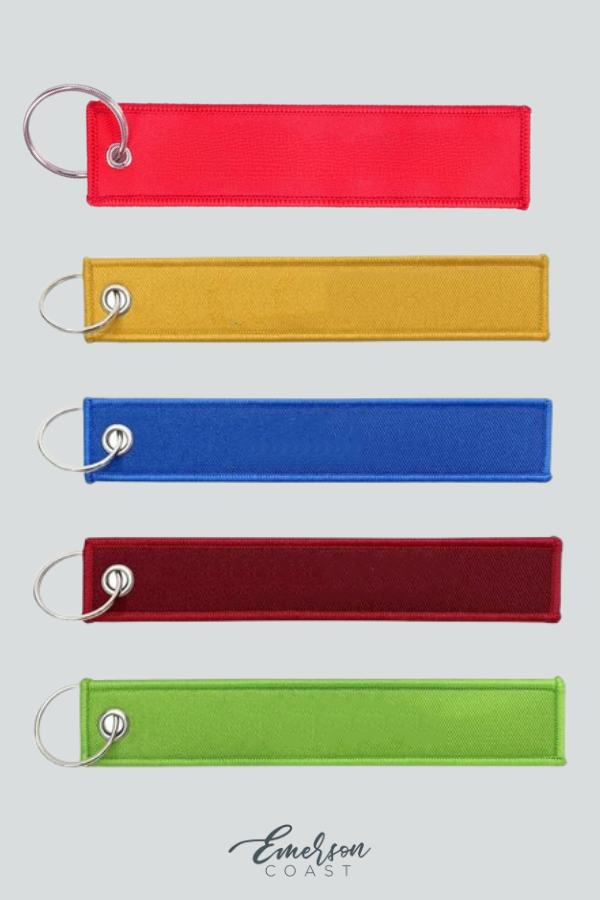 Sorority Embroidered Keychain