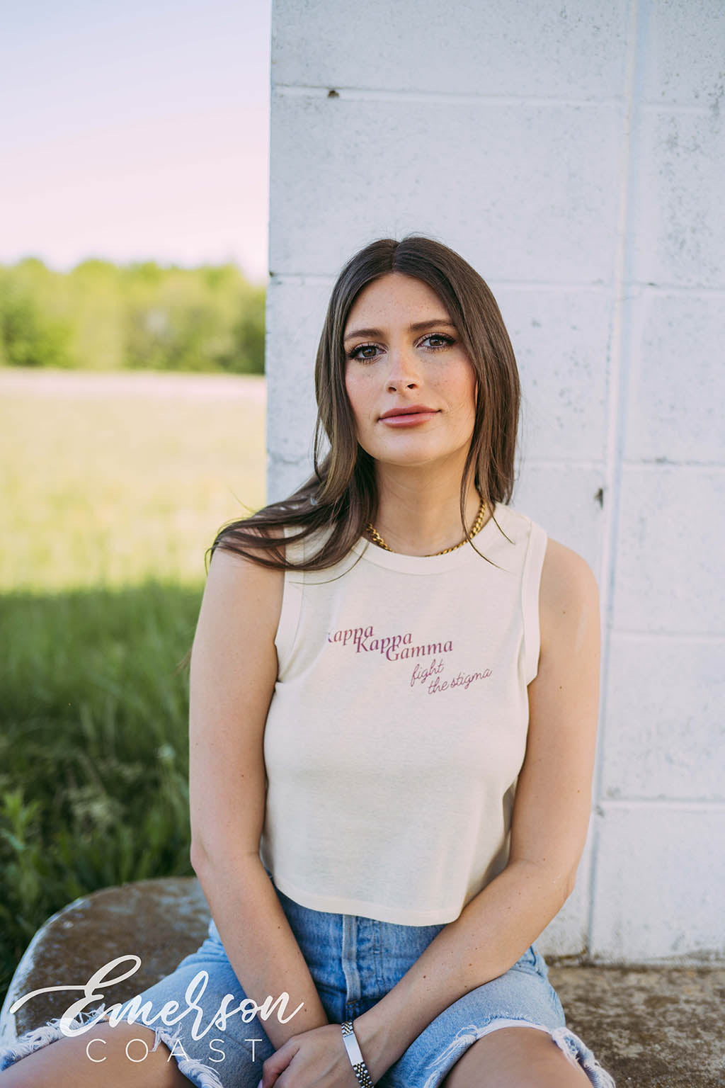 KKG Fight the Stigma Colorblock Tank