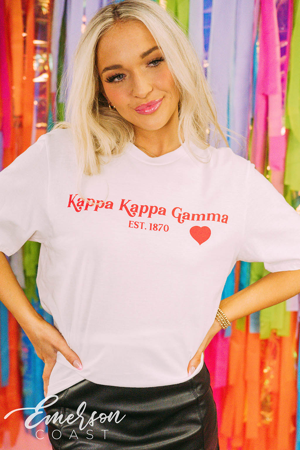 Kappa Kappa Gamma Recruitment I Love You KKG Tee