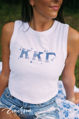 Kappa Kappa Gamma Blue Jean Baby Bid Day Tank