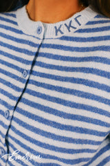 Emerson Coast Exclusive Striped Short Sleeve Cardigan