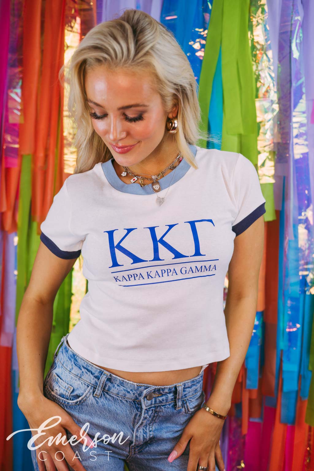 Kappa Kappa Gamma Baby Ringer Tee