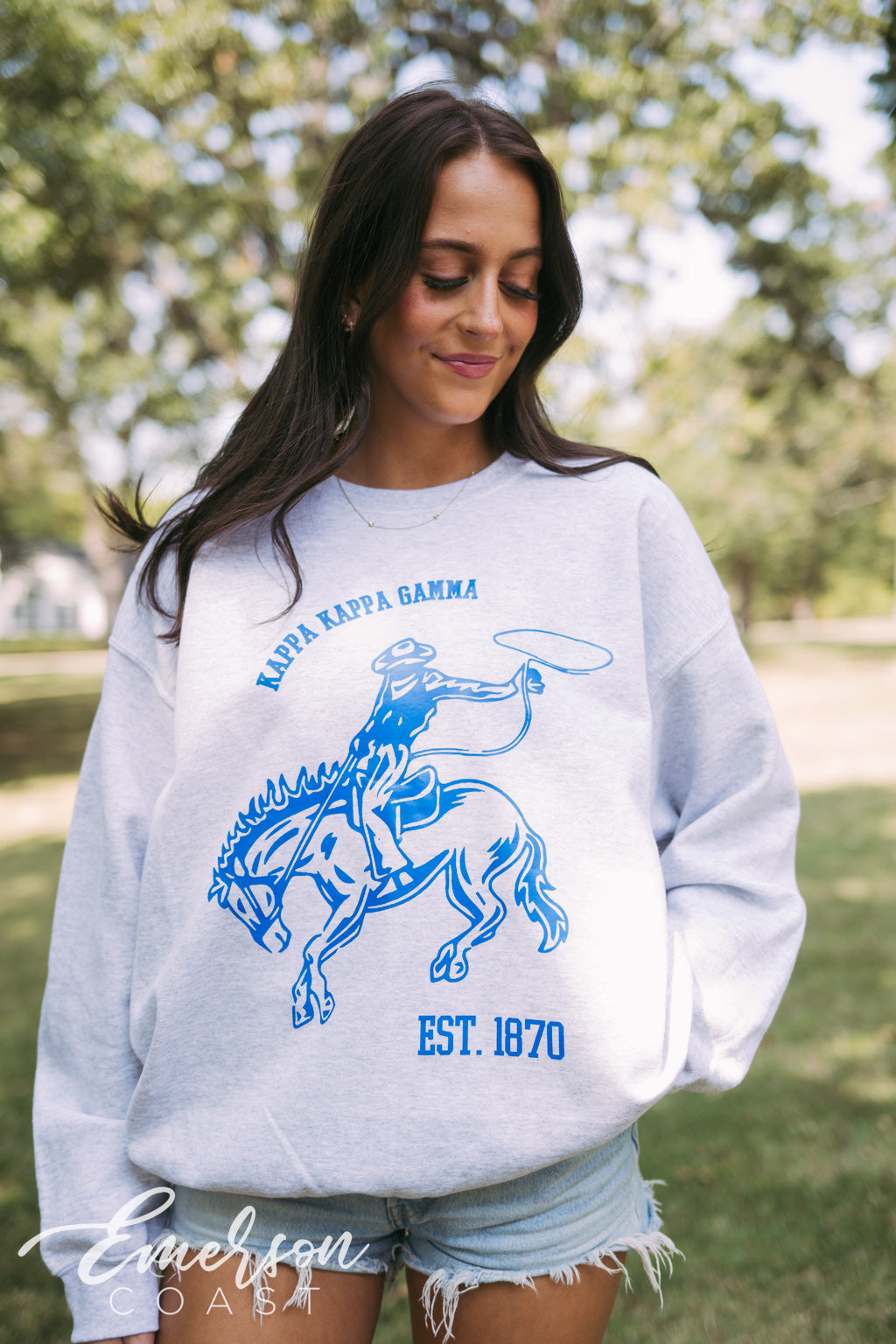 Kappa Kappa Gamma Cowboy Crewneck