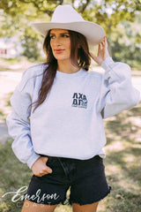 Delta Gamma Football Field Dad's Weekend Sweatshirt